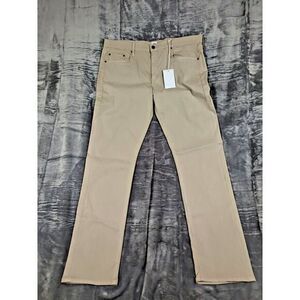 Edwin Straight Jeans Mens 40 Oyster Slim Fit Stretch Maddox Made in USA $168 NEW